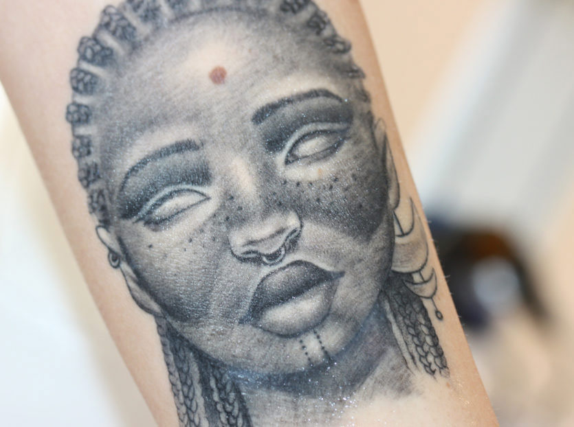 Tattooentfernung Kopf Vorher
